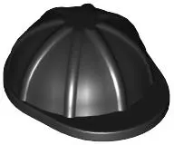 Black Minifigure, Headgear Helmet Construction