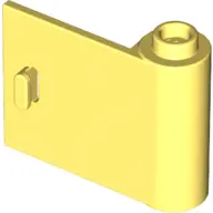 Bright Light Yellow Door 1 x 3 x 2 Right - Open Between Top and Bottom Hinge