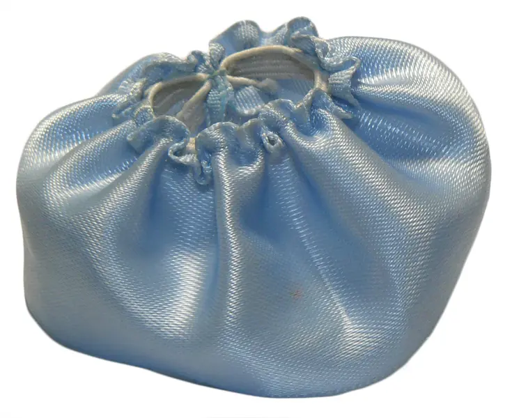 Bright Light Blue Duplo Wear Cloth Skirt Satin