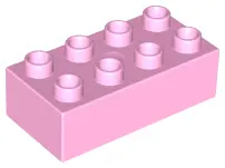 Bright Pink Duplo, Brick 2 x 4