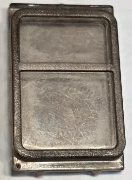 Trans-Brown Glass for Train Door with Lip on Top and Bottom