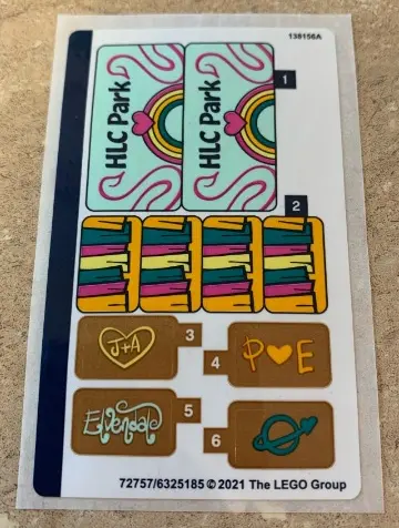 Sticker Sheet for Set 41447 - (72757/6325185)