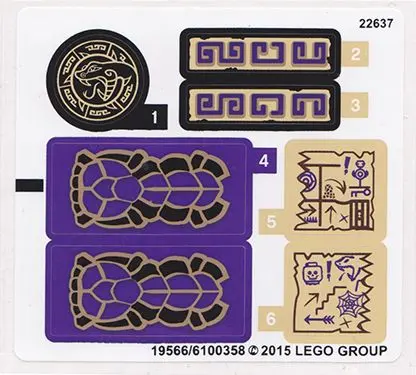 Sticker Sheet for Set 70749 - International Version - (19566/6100358)