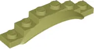Olive Green Vehicle, Mudguard 1 1/2 x 6 x 1 with Arch