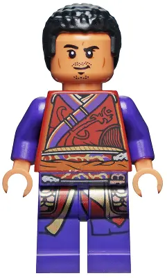 Wong - Dark Red Robe, Dark Purple Legs