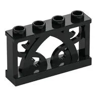IRON FENCE 1X4X2 W. 4 STUDS