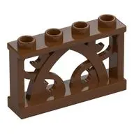 IRON FENCE 1X4X2 W/ 4 STUDS