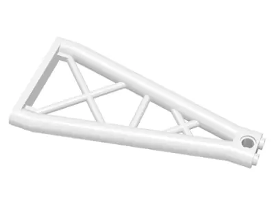 White Support 1 x 6 x 10 Girder Triangular