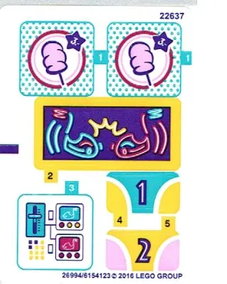 Sticker Sheet for Set 41133 - International Version - (26994/6154123)