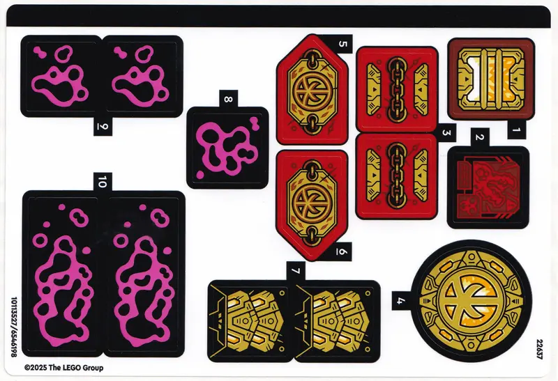 Sheet for Set 71846 - (10113527/6546198)