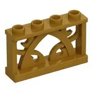 IRON FENCE 1X4X2 W. 4 STUDS