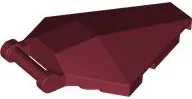 Red Windscreen 6 x 4 x 1 Hexagonal with Bar Handle