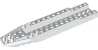 White Aircraft Fuselage Forward Bottom Angular 4 x 18 x 1 1/3 with 2 x 14 Recessed Center and 13 Hol