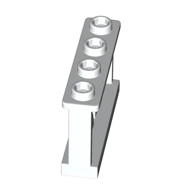 IRON FENCE 1X4X2 W. 4 STUDS