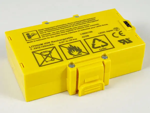 Yellow Electric Rechargeable Battery 7.3V Large - SPIKE Prime