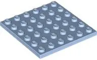 Bright Light Blue Plate 6 x 6