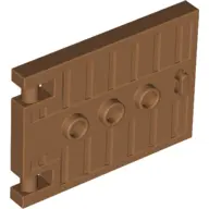 Medium Nougat Door 1 x 5 x 3 with 3 Studs and Handle