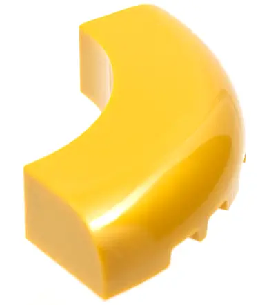 Pearl Gold Brick, Round Corner 5 x 5 without Studs