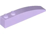 Lavender Slope, Curved 6 x 1