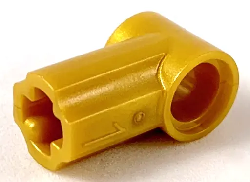 Pearl Gold Technic, Axle and Pin Connector Angled #1