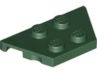 Dark Green Wedge, Plate 2 x 4
