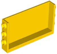 Yellow Panel 1 x 6 x 3 with Studs on Sides