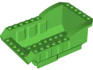 Bright Green Vehicle, Tipper Bed 12 x 8 x 5 with Fixed (Same Color) Hinge Plate (18926 / 44570)