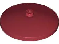 Dark Red Dish 4 x 4 Inverted (Radar) with Solid Stud