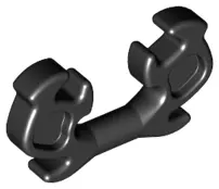 Black Minifigure, Helmet Ninja Horn Elaborate