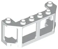 White Window 2 x 6 x 2 Train Front / Boat