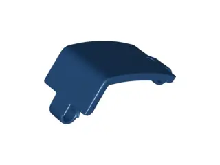 Dark Blue Technic, Panel Curved 3 x 5 x 3