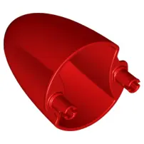 Red Windscreen 4 x 4 x 5 Cone with Pins
