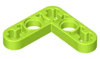 Lime Technic, Liftarm, Modified Bent Thin L-Shape 3 x 3