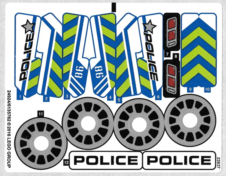 Sticker Sheet for Set 42047 - International Version - (24924/6135762)