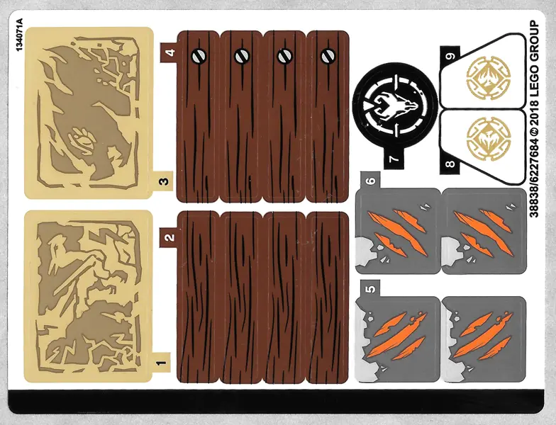 Sticker Sheet for Set 70655 - (38838/6227684)