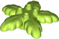 Lime Duplo, Plant Palm Tree Leaves Small 6 x 6 with 4 Top Studs
