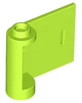 Lime Door 1 x 3 x 2 Right - Open Between Top and Bottom Hinge