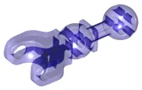 Trans-Purple Hero Factory Arm / Leg with Ball Joint on Axle and Ball Socket