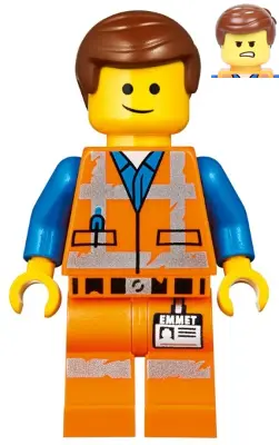 Emmet - Lopsided Smile / Angry, Worn Uniform