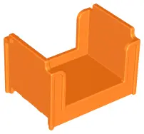 Orange Duplo, Furniture Bunk Bed