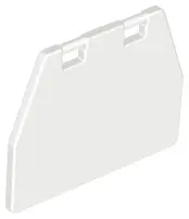 White Duplo Door / Window Pane Mailbox Flap