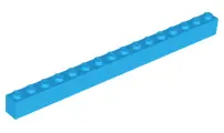 Dark Azure Brick 1 x 16