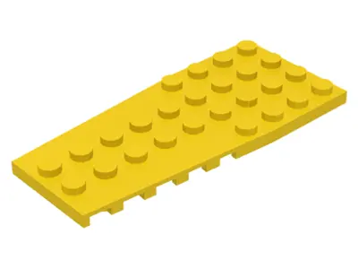 Yellow Wedge, Plate 4 x 9 with Stud Notches