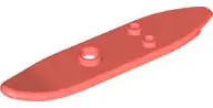 Coral Minifigure, Utensil Surfboard Long