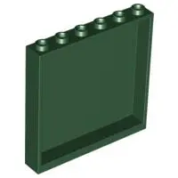 Dark Green Panel 1 x 6 x 5