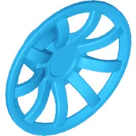 Dark Azure Wheel Cover 9 Spoke - 24mm D. - for Wheels 55982 and 56145