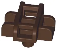 Dark Brown Minifigure Scabbard for 2 Swords