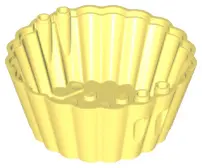 Bright Light Yellow Container, Cupcake / Muffin Cup 8 x 8 x 3