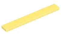 Bright Light Yellow Tile 1 x 8