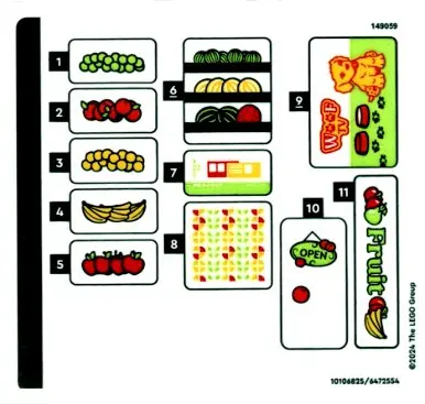 Sticker Sheet for Set 40684 - (10106825/6472554)